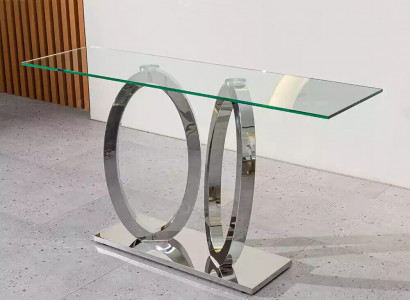 Designer luxury console table console tables stainless steel with glass design
